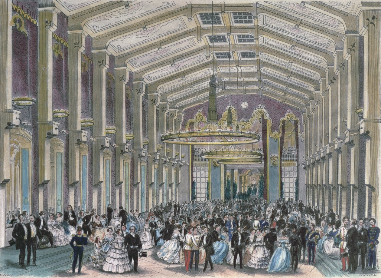 Sophien-Bad-Saal, un bal de cour au palais de la Hofburg, Vienne - Franz Kollarz