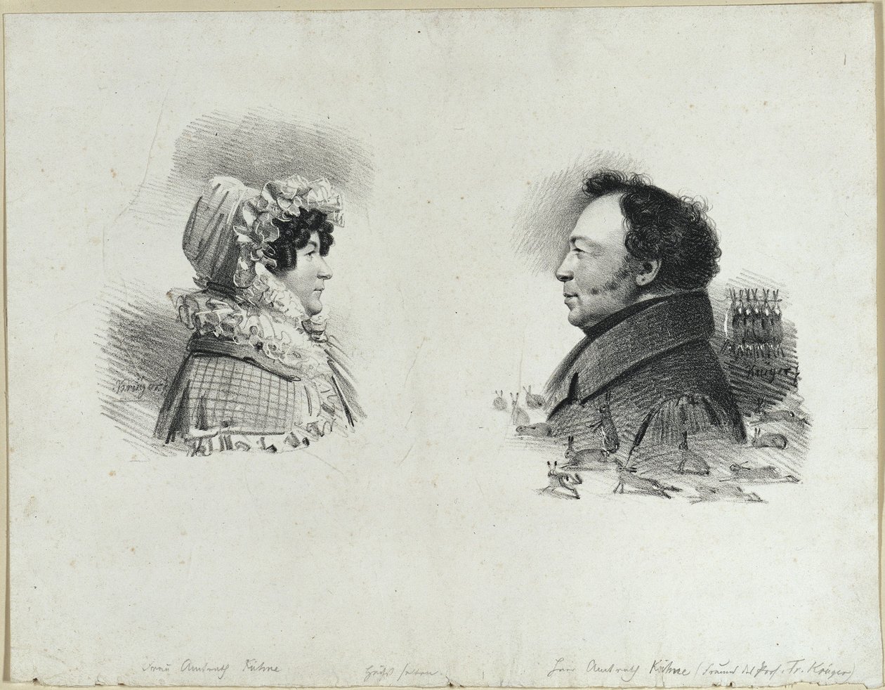 Le conseiller Kühne et son épouse - Franz Krüger