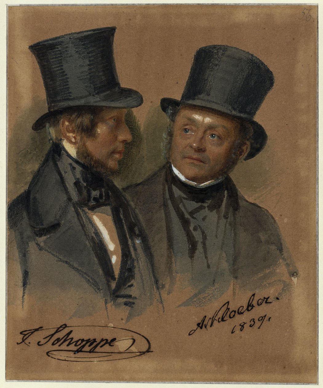 August v. Kloeber, Julius Schoppe - Franz Krüger