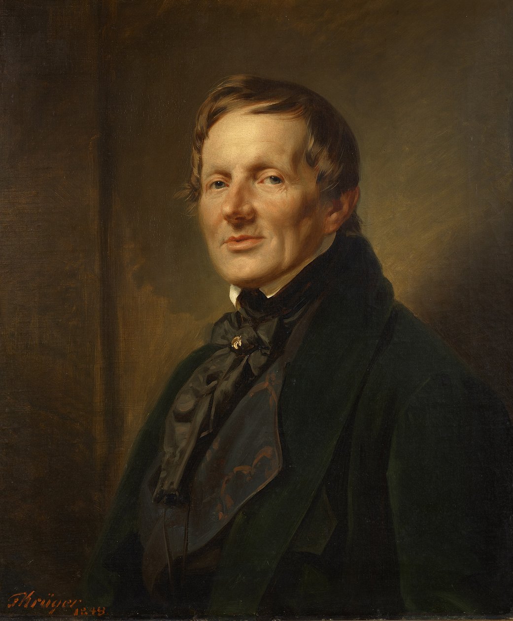 Portrait du sculpteur Ludwig Wichmann - Franz Krüger