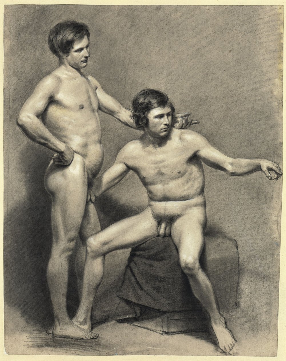 Deux nus masculins - Franz Krüger