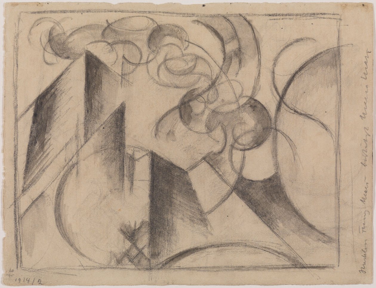 Dessin abstrait - Franz Marc