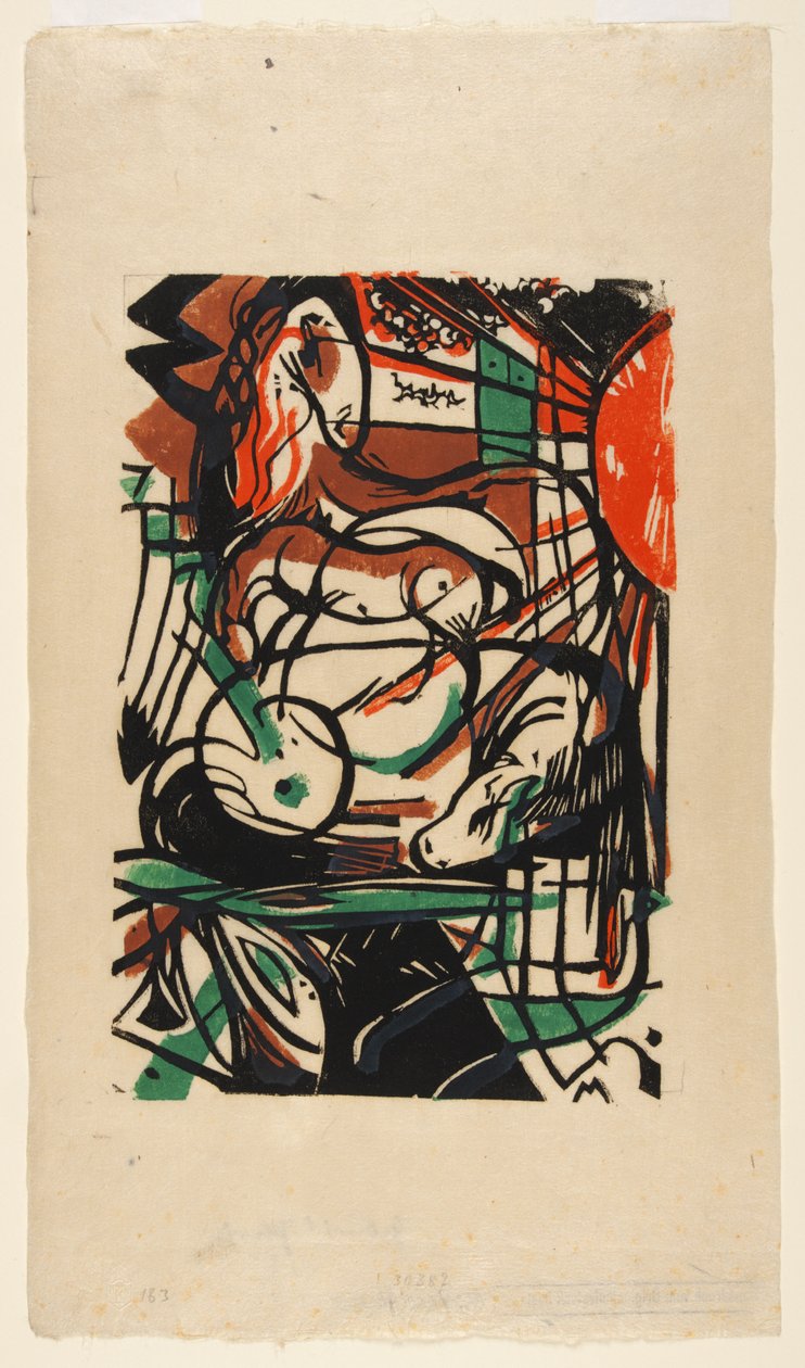 Erschaffung der Pferde - Franz Marc
