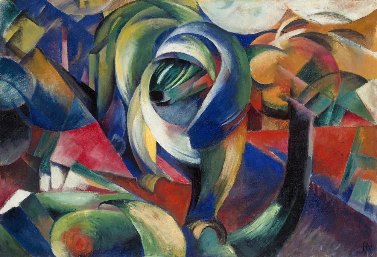 Le mandrill - Franz Marc