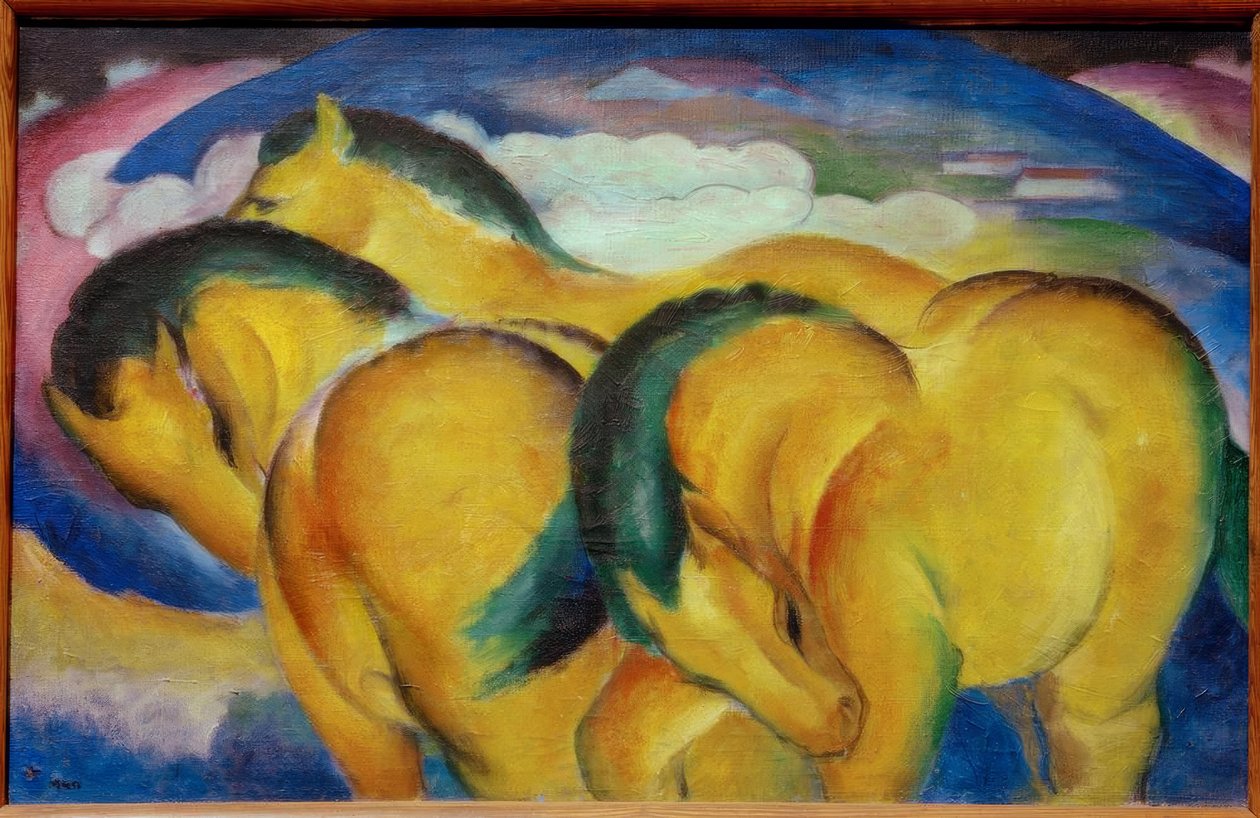 Les petits chevaux jaunes - Franz Marc