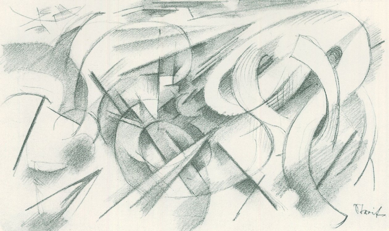 Franz Marc - Carnet de croquis pris sur le vif - Feuille 16 - Franz Marc
