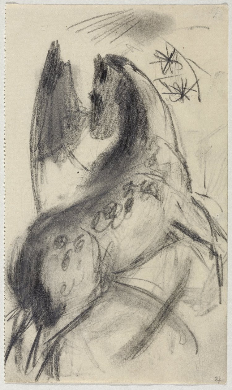 French : Cheval qui saute - Franz Marc