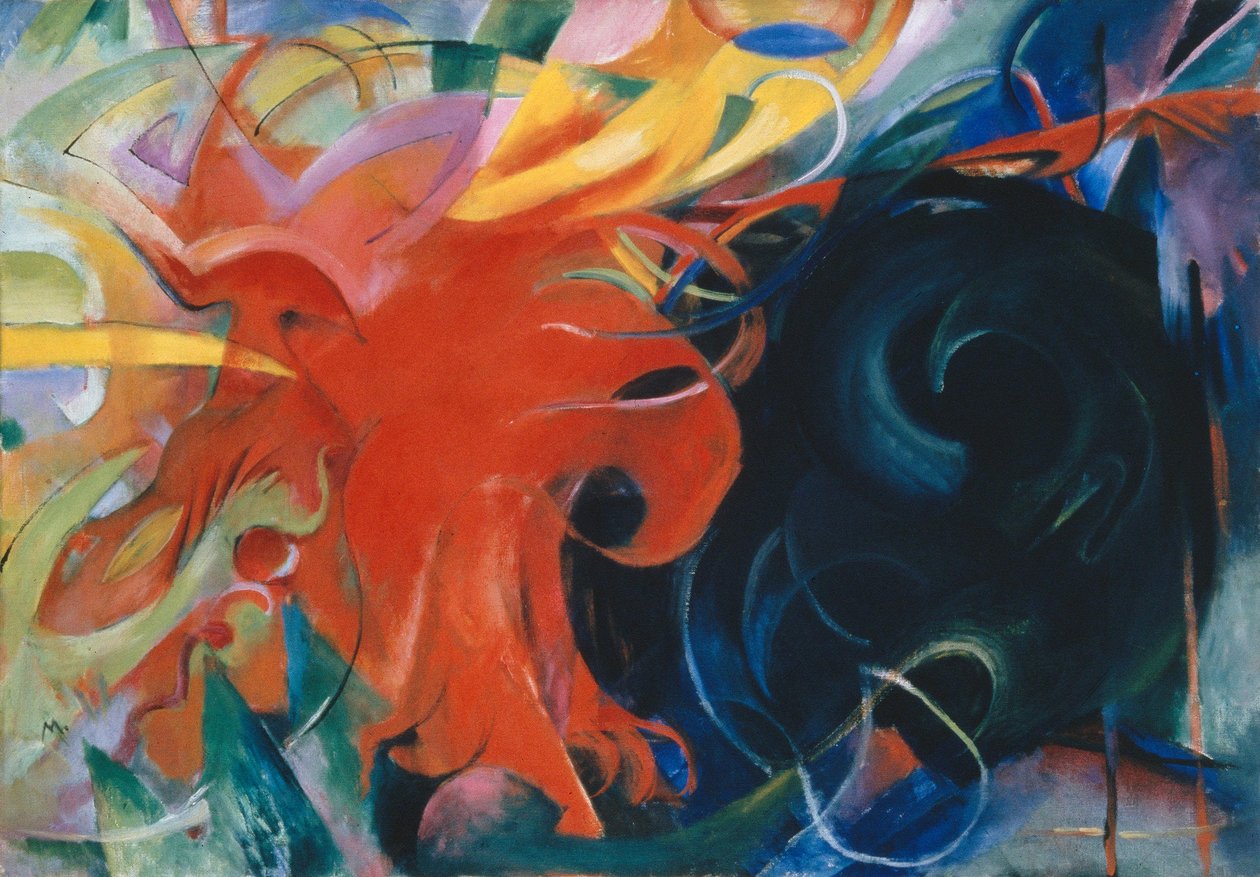 Formes en lutte - Franz Marc