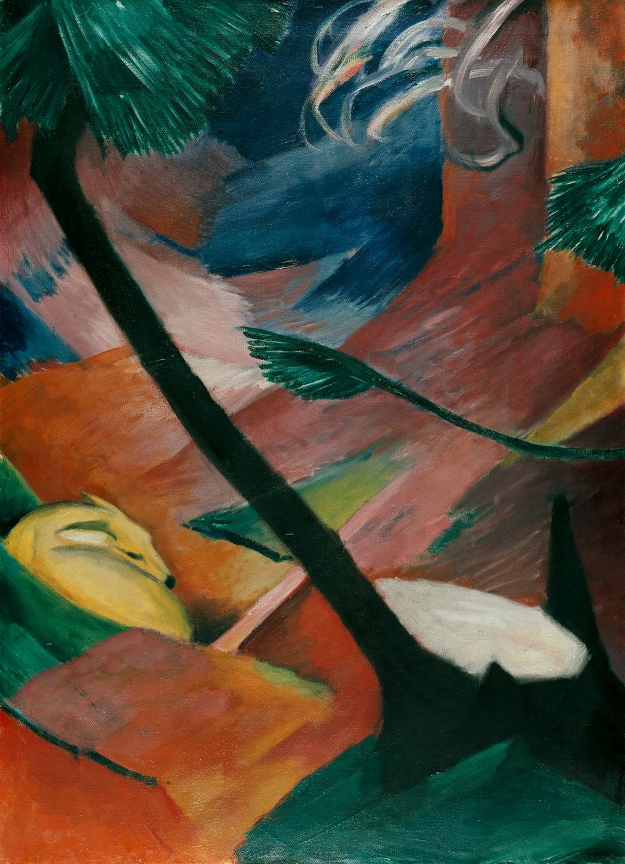 Reh im Walde II - Franz Marc