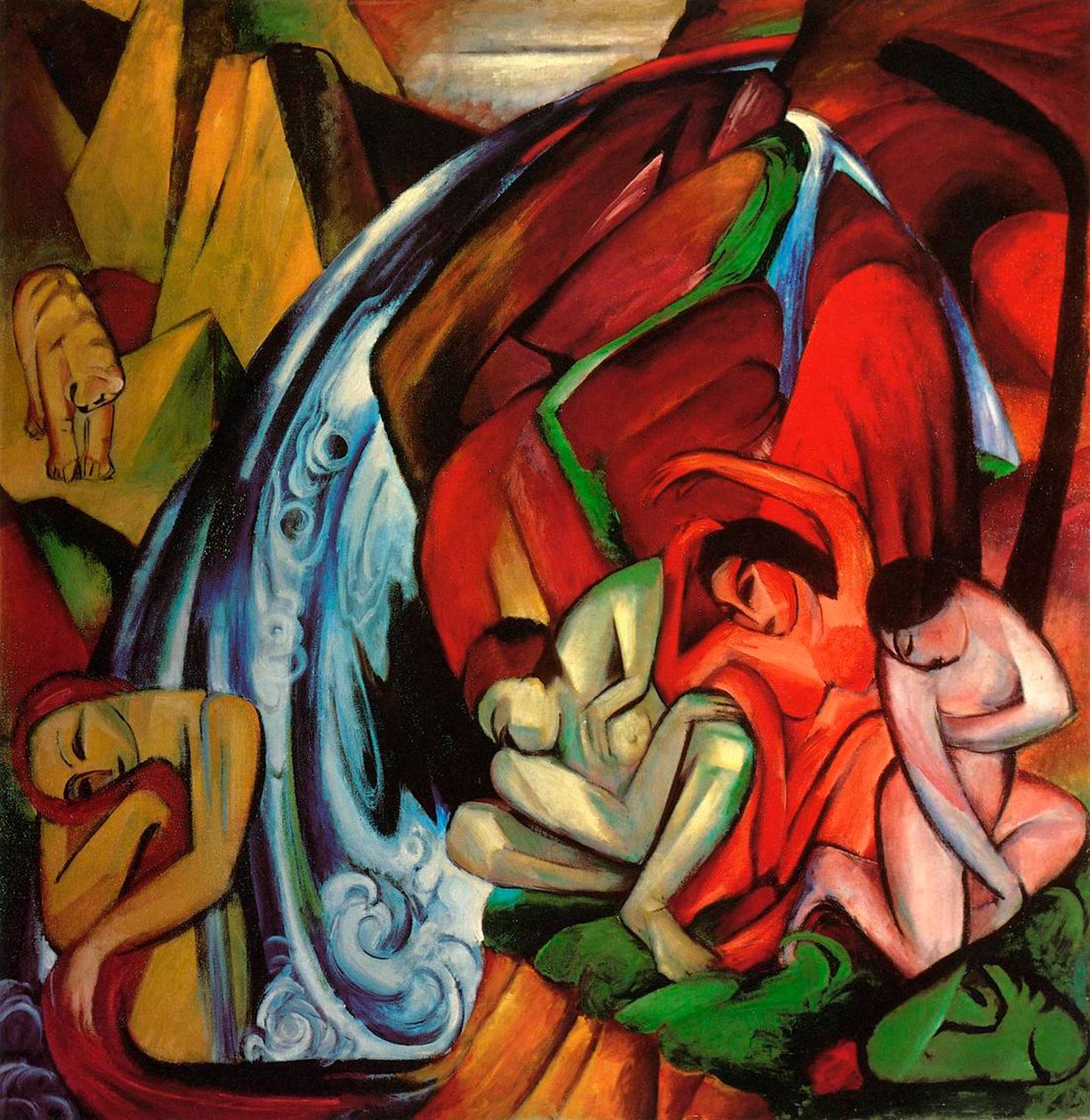 La Cascade - Franz Marc
