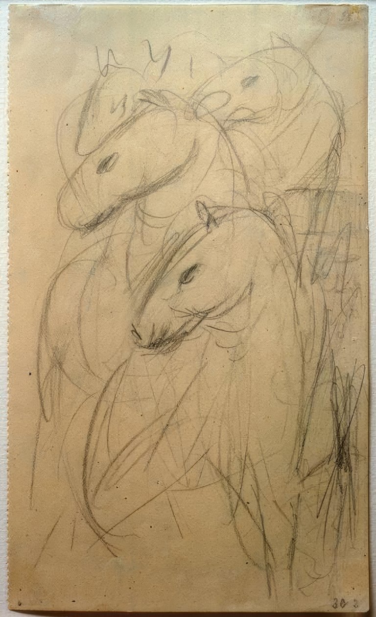 Tour des chevaux bleus - Franz Marc