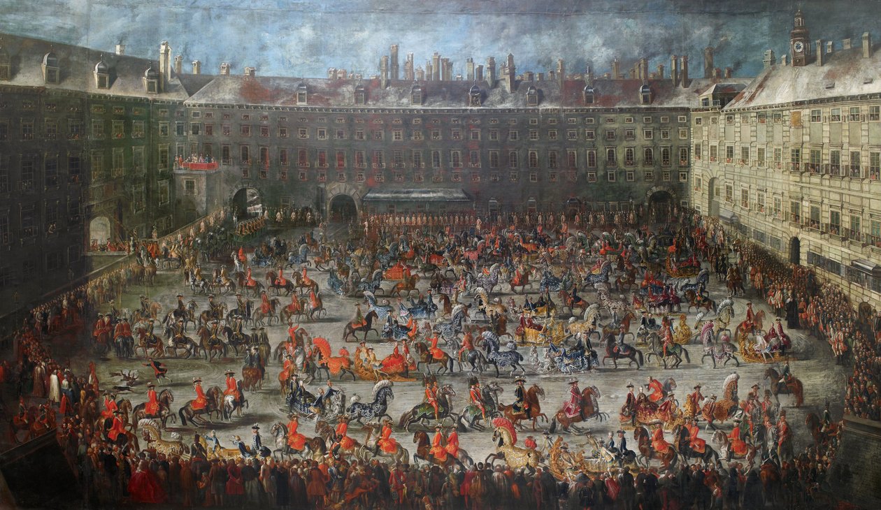 Sleighride de la cour impériale - Franz Michael Augustin von Purgau