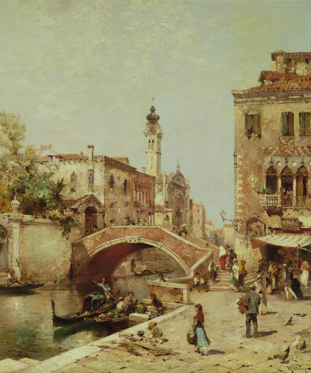 Canal Santa Catarina, Venise - Franz Richard Unterberger