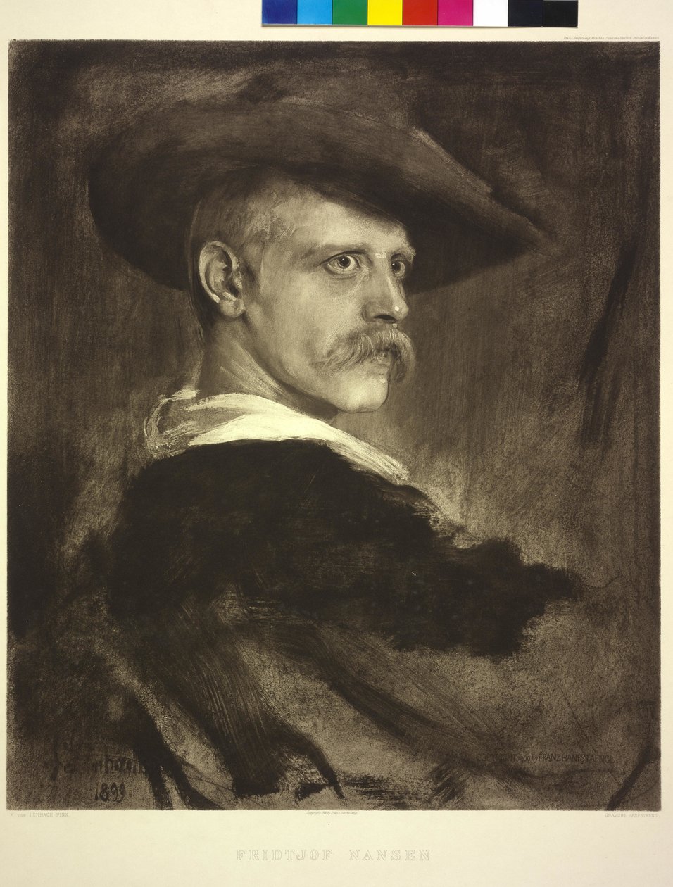 Fridtjof Nansen, peinture de Franz von Lenbach - Franz Seraph von Lenbach