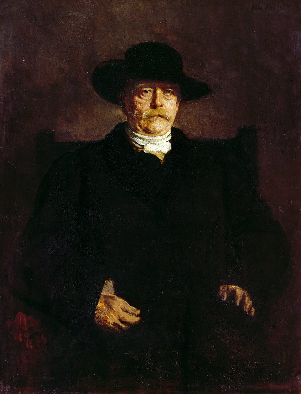 Portrait du Prince Otto von Bismarck - Franz Seraph von Lenbach