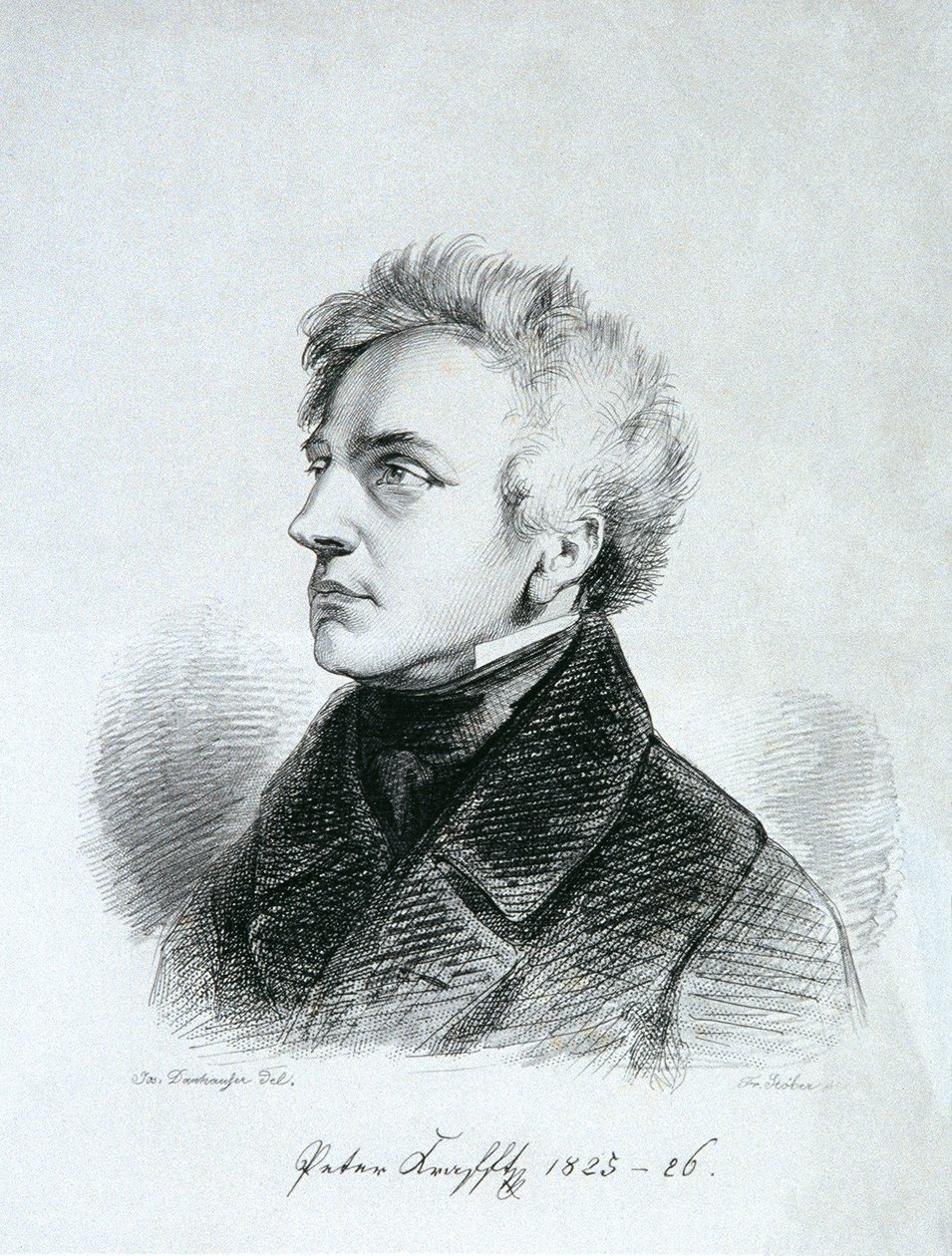 Le peintre Johann Peter Krafft - Franz Xaver Stöber