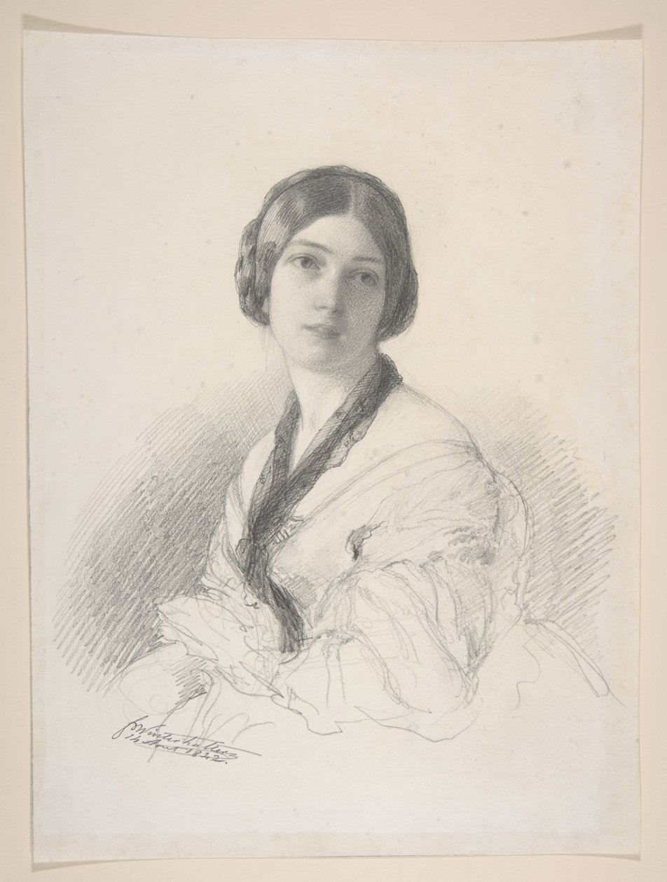 Portrait de la baronne Gudin, née Margareth Louis Hay - Franz Xaver Winterhalter