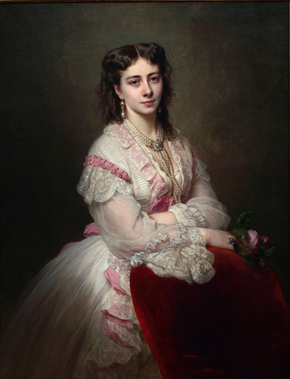 Portrait de la Comtesse Maria Branicka 1843-1918, née Princesse Sapieha, 1865 - Franz Xaver Winterhalter