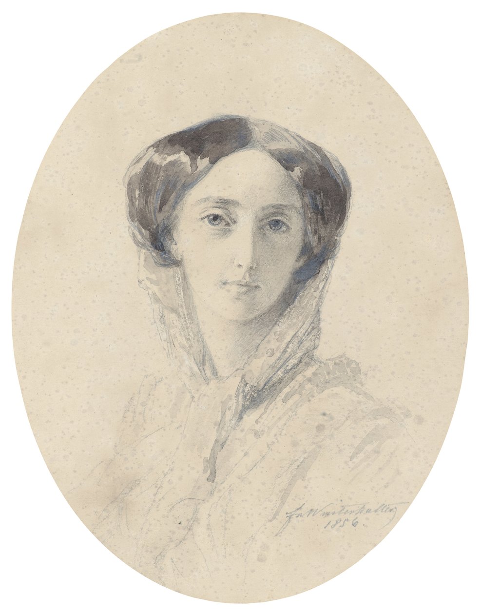 Portrait de la grande-duchesse Olga Nikolaïevna de Russie, reine de Wurtemberg - Franz Xaver Winterhalter