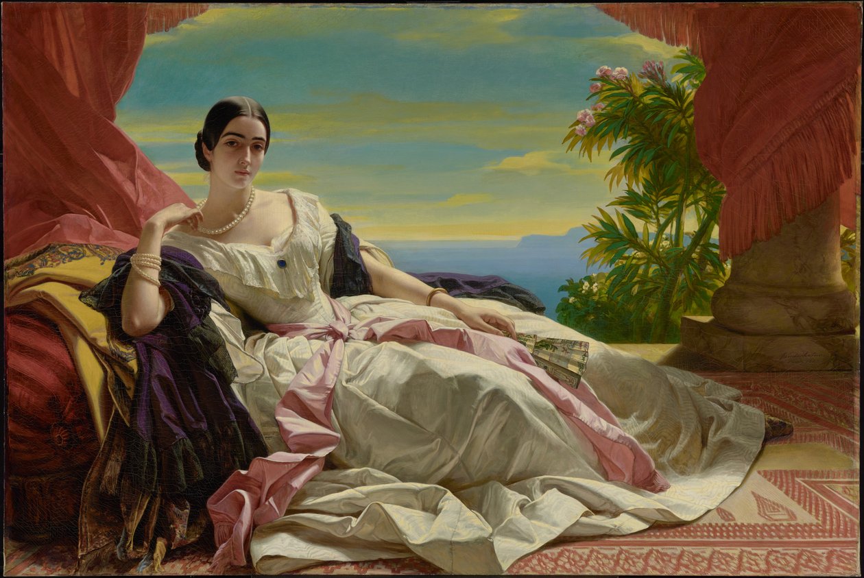 Portrait de Leonilla, princesse de Sayn-Wittgenstein-Sayn - Franz Xaver Winterhalter