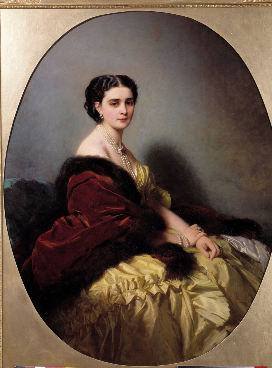 Portrait de Madame Narichkin (ou Narychkin ou Narichkina) - Franz Xaver Winterhalter
