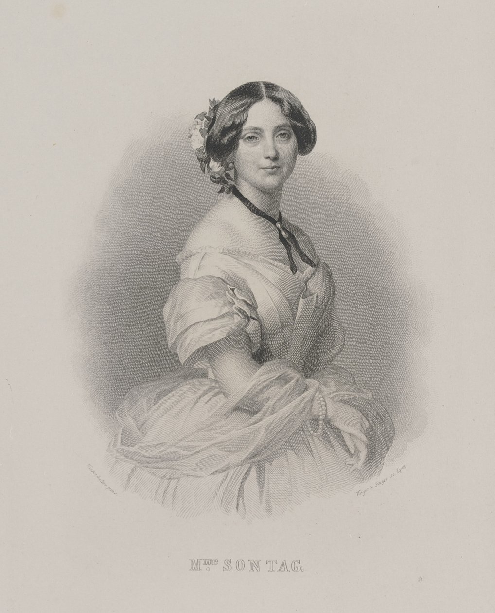 Portrait de la chanteuse d