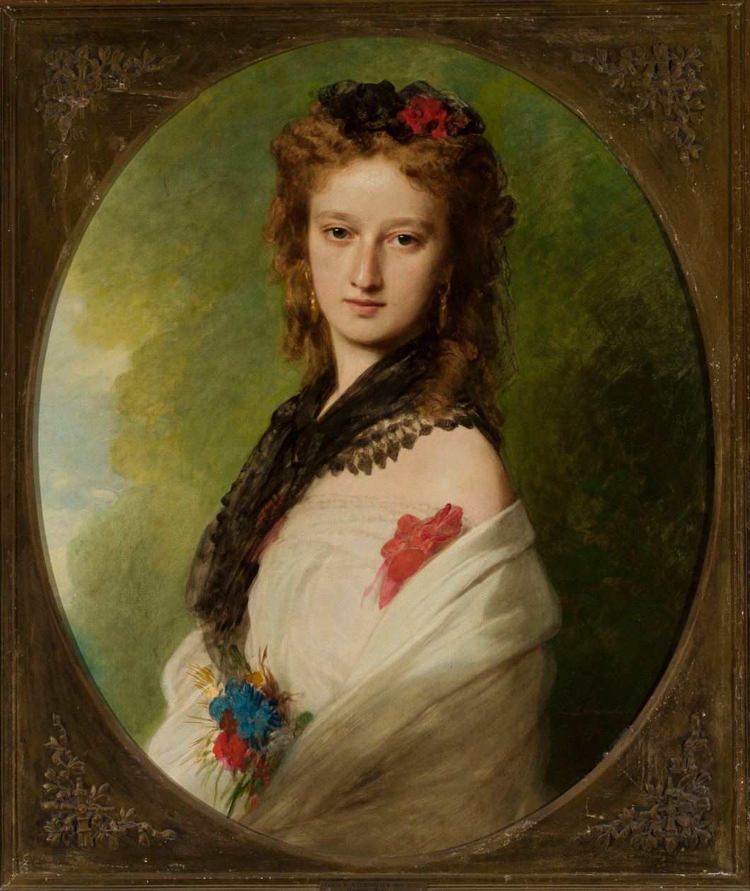 Portrait de Zofia Zamoyska, née Potocka (1851-1927) - Franz Xaver Winterhalter