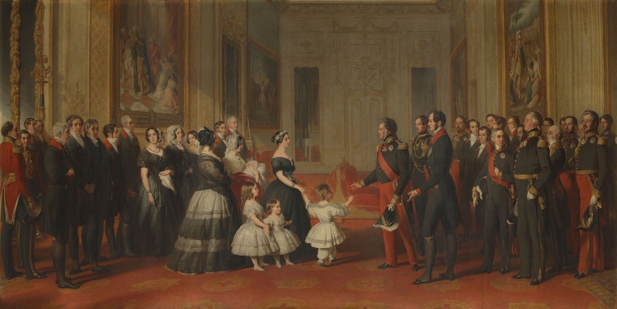 Réception de Louis-Philippe, roi des Français, au château de Windsor, 8 octobre 1844 - Franz Xaver Winterhalter