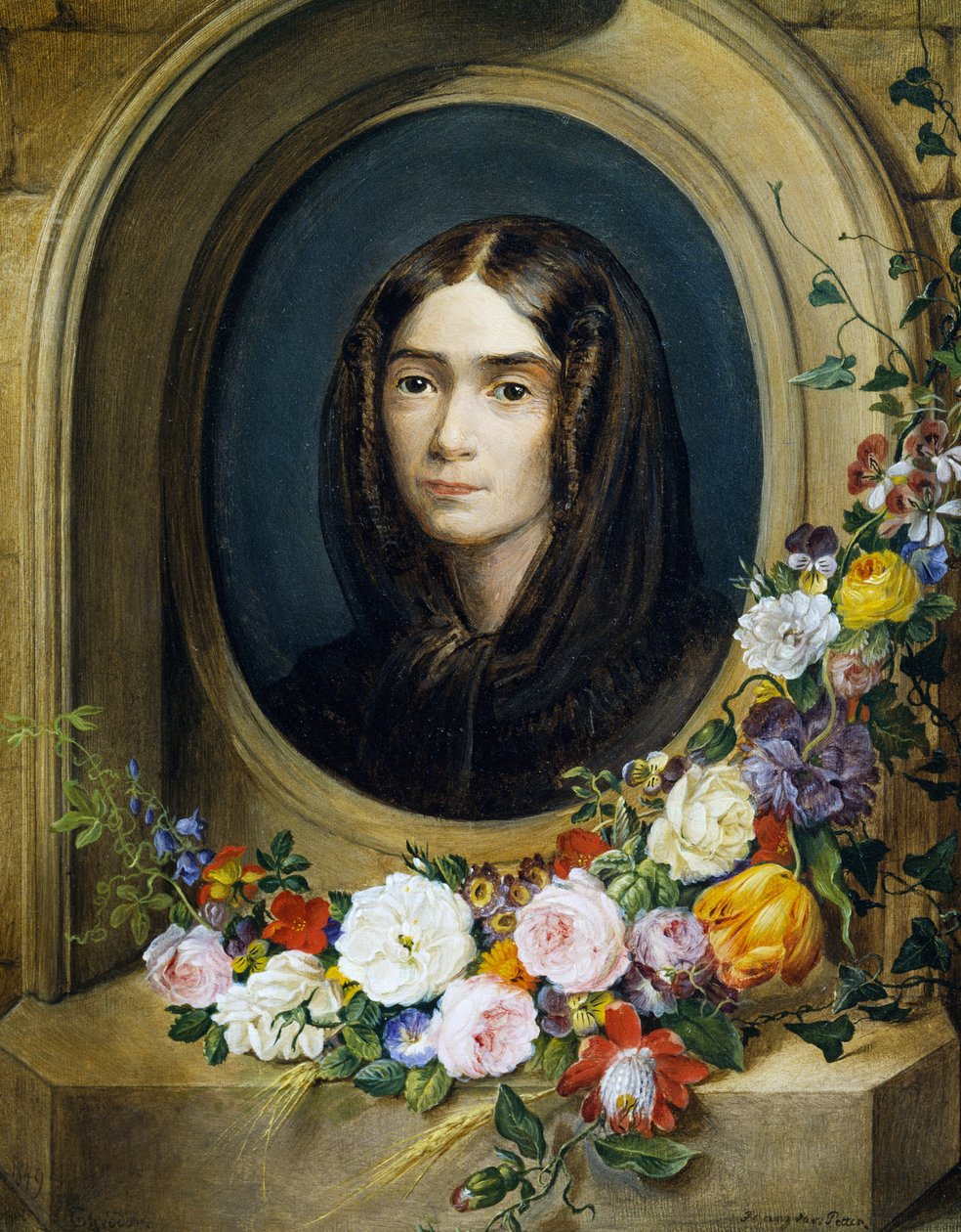 Portrait de Katharina Petter (née en 1849) - Franz Xavier Petter