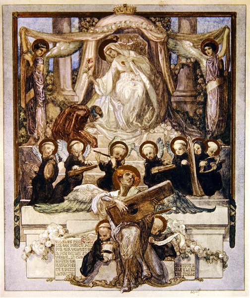 Illustration de la Divine Comédie de Dante, Paradis, Chant XXXIII, 1921 - Franz von Bayros