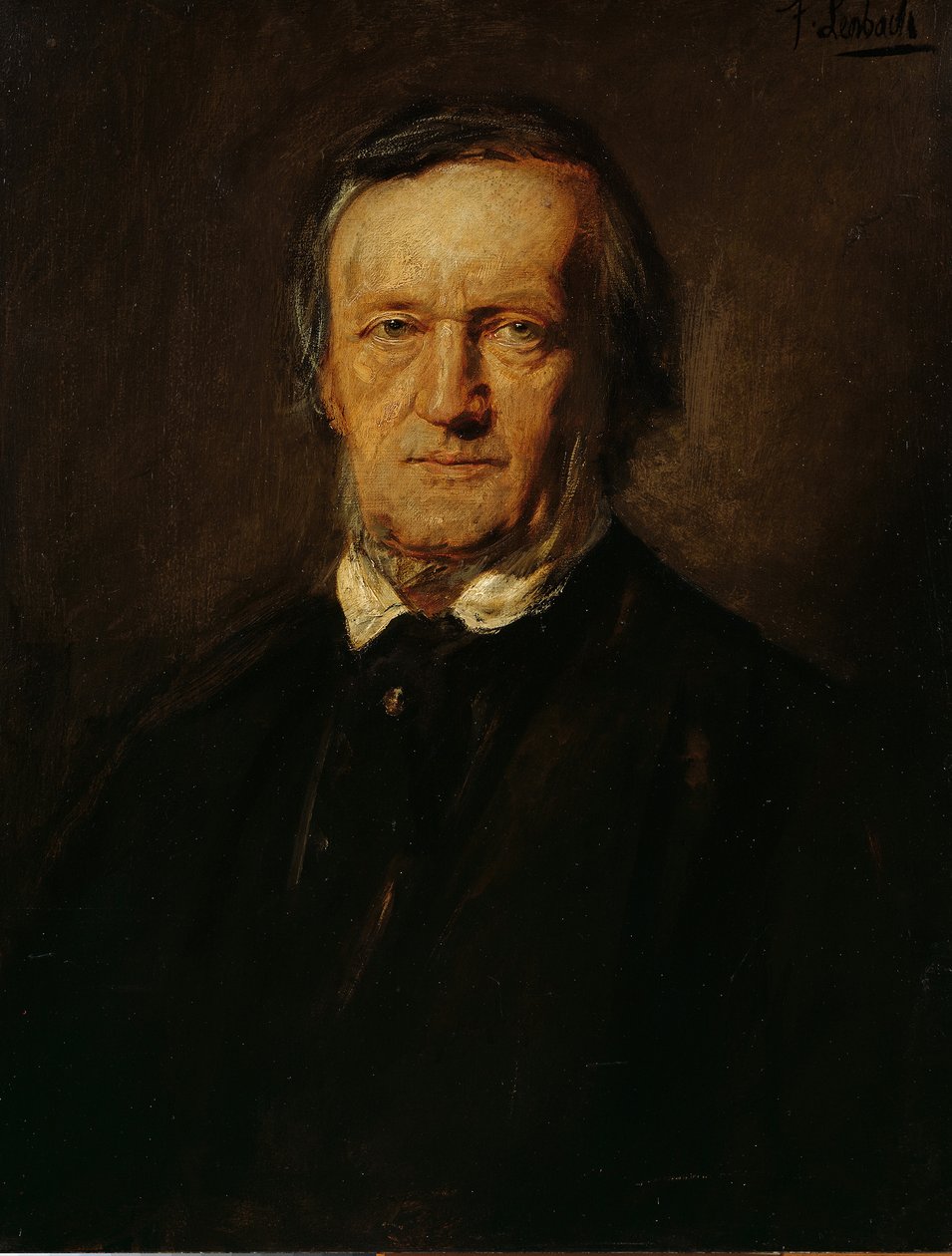 Portrait de Richard Wagner - Franz von Lenbach