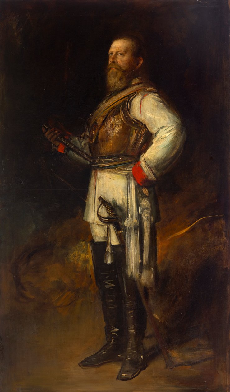 Friedrich Wilhelm, prince héritier de Prusse, en tant que Frédéric III, empereur allemand - Franz von Lenbach