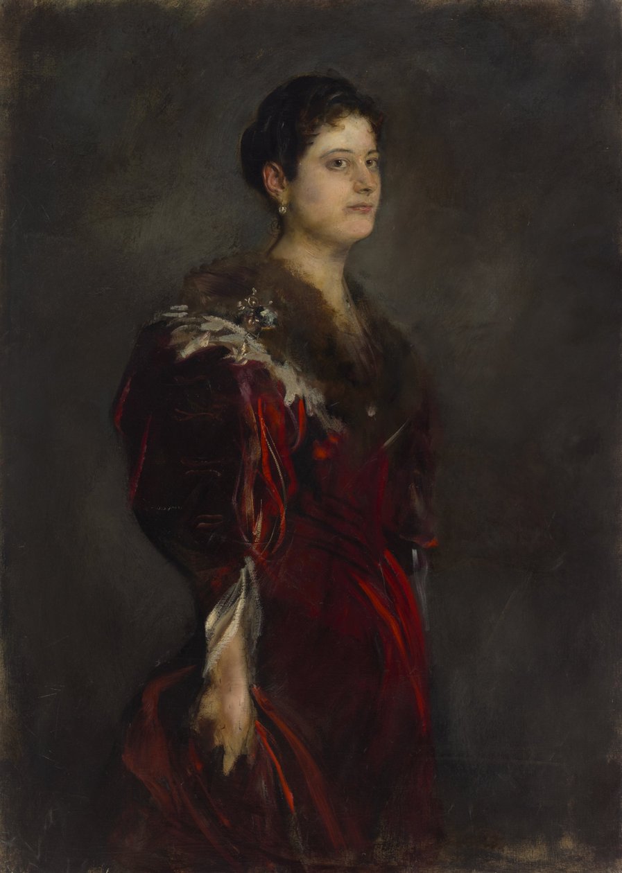 Marie Baronne Harkányi - Franz von Lenbach