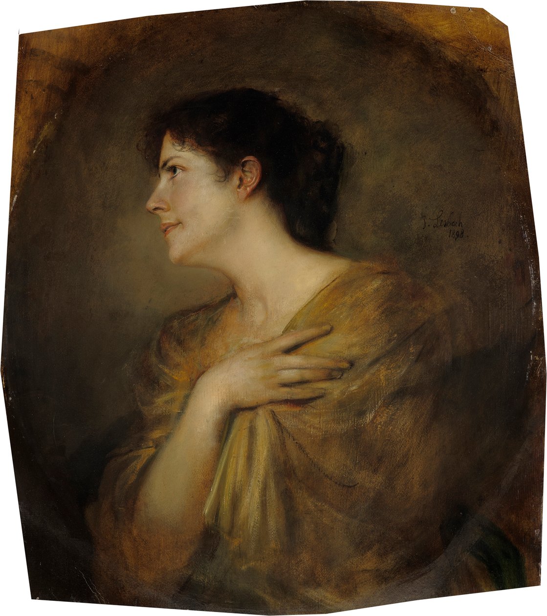 Mary Stuck (née Lindpaintner) - Franz von Lenbach