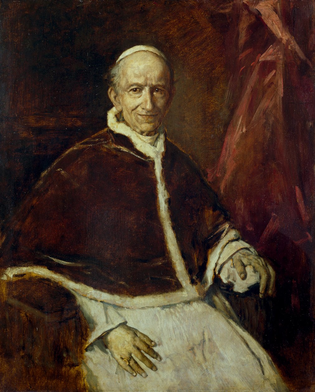 Le pape Léon XIII - Franz von Lenbach