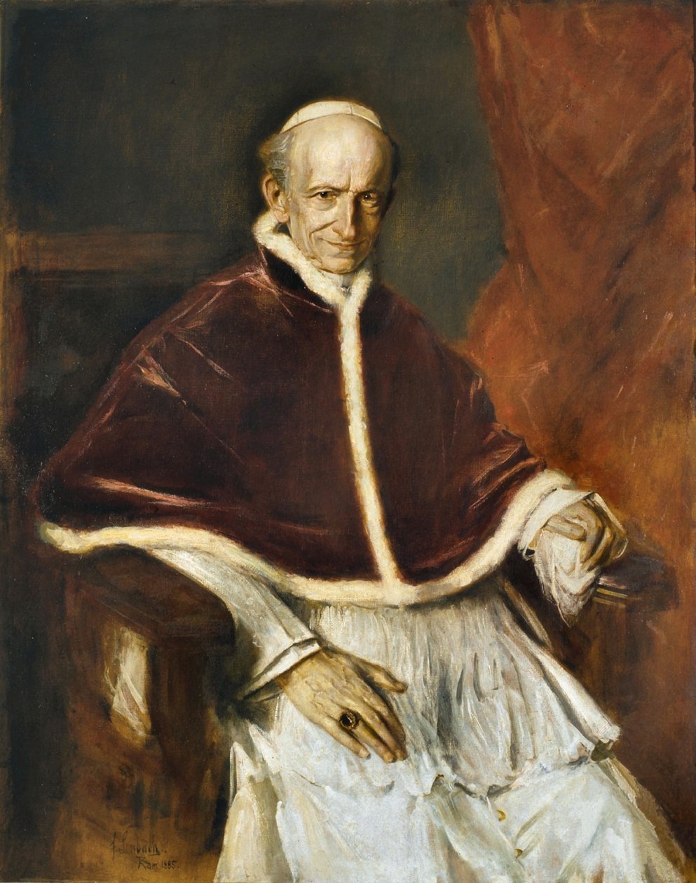 Pape Léon XIII - Franz von Lenbach