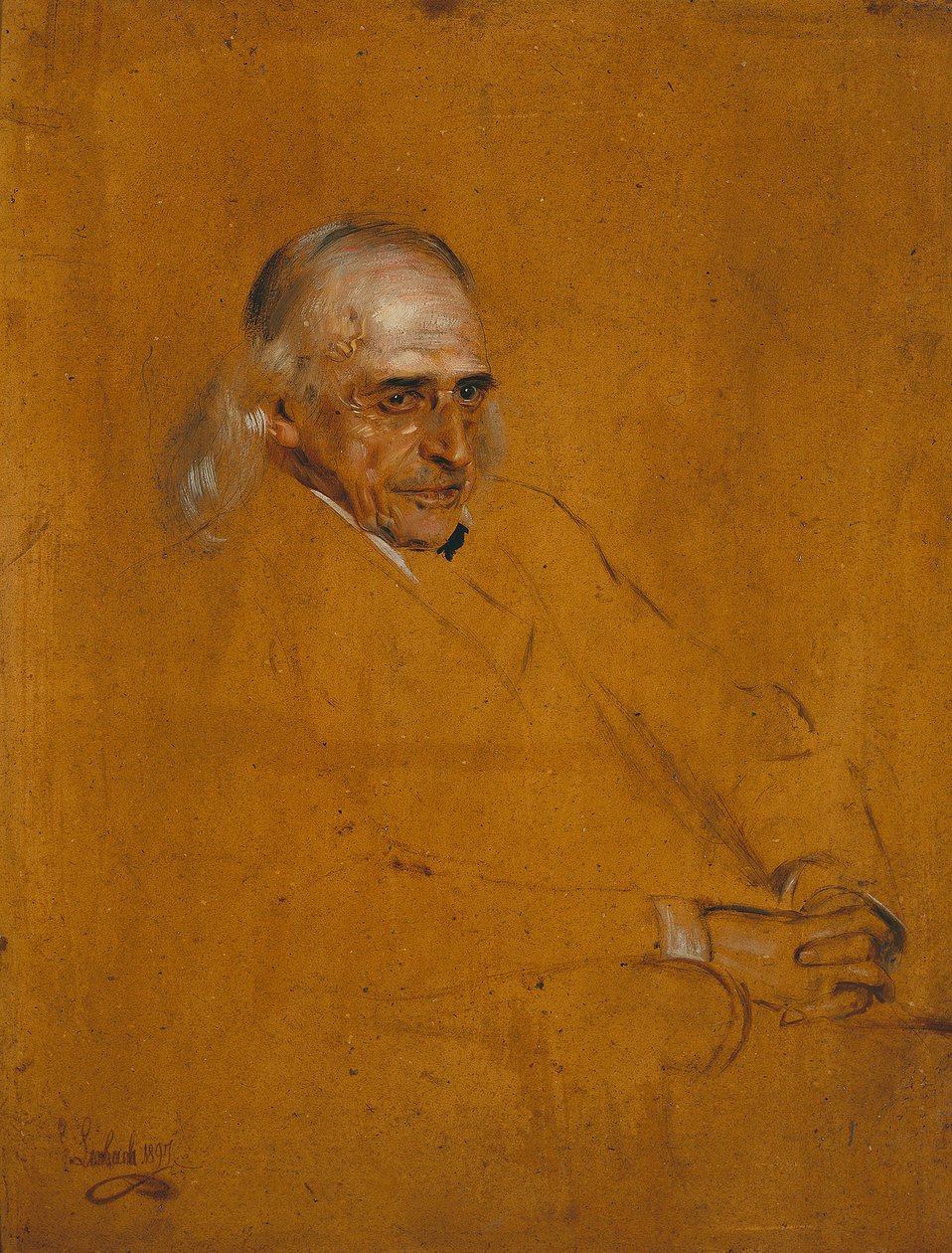 Theodor Mommsen. Étude - Franz von Lenbach