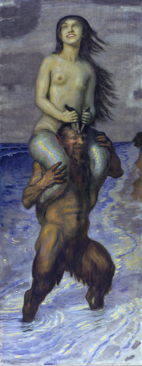 Faune et sirène - Franz von Stuck