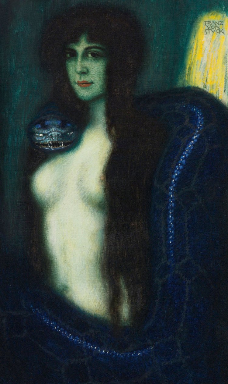 Le péché - Franz von Stuck
