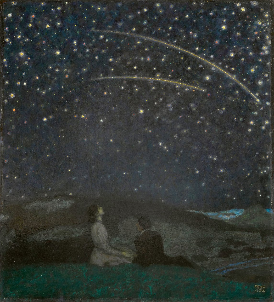 Les étoiles filantes (Franz et Mary von Stuck) - Franz von Stuck