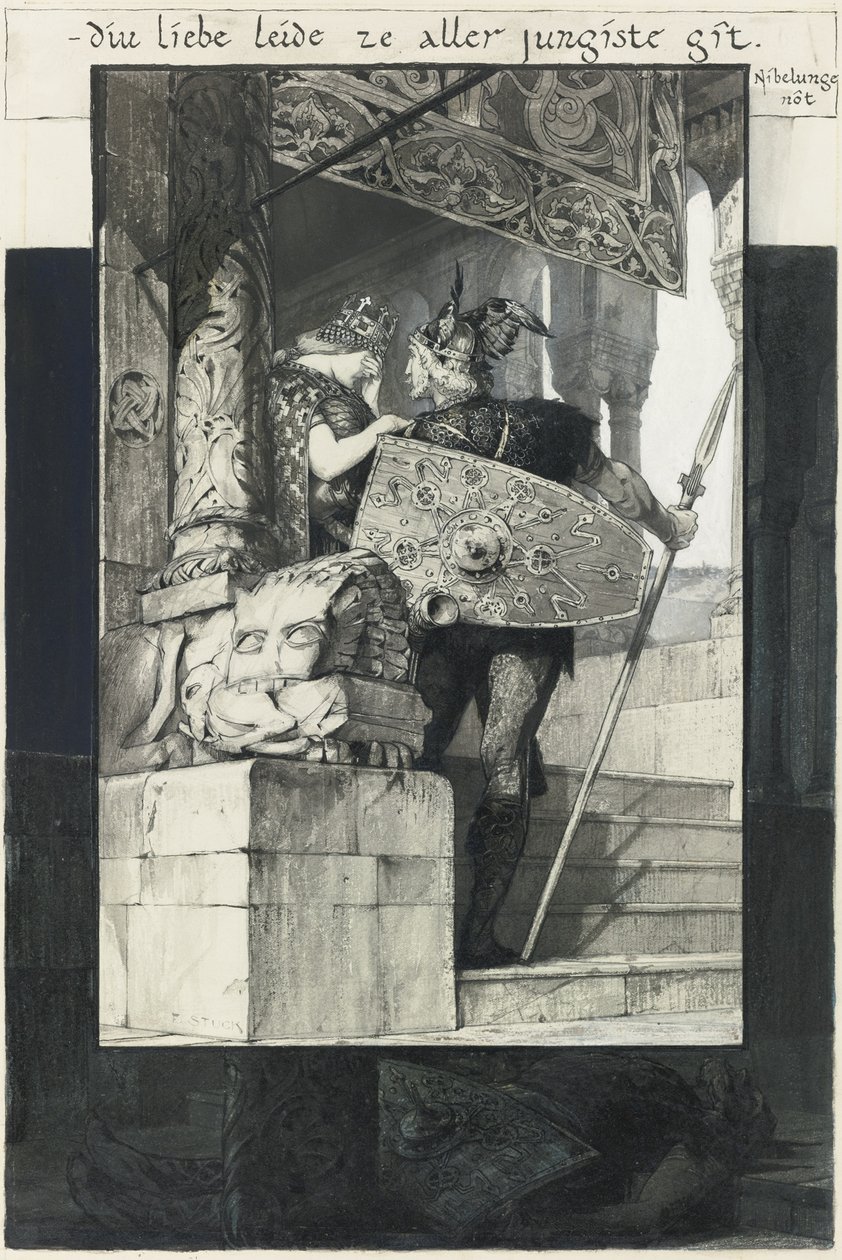 Sigfried et Kriemhild - Franz von Stuck