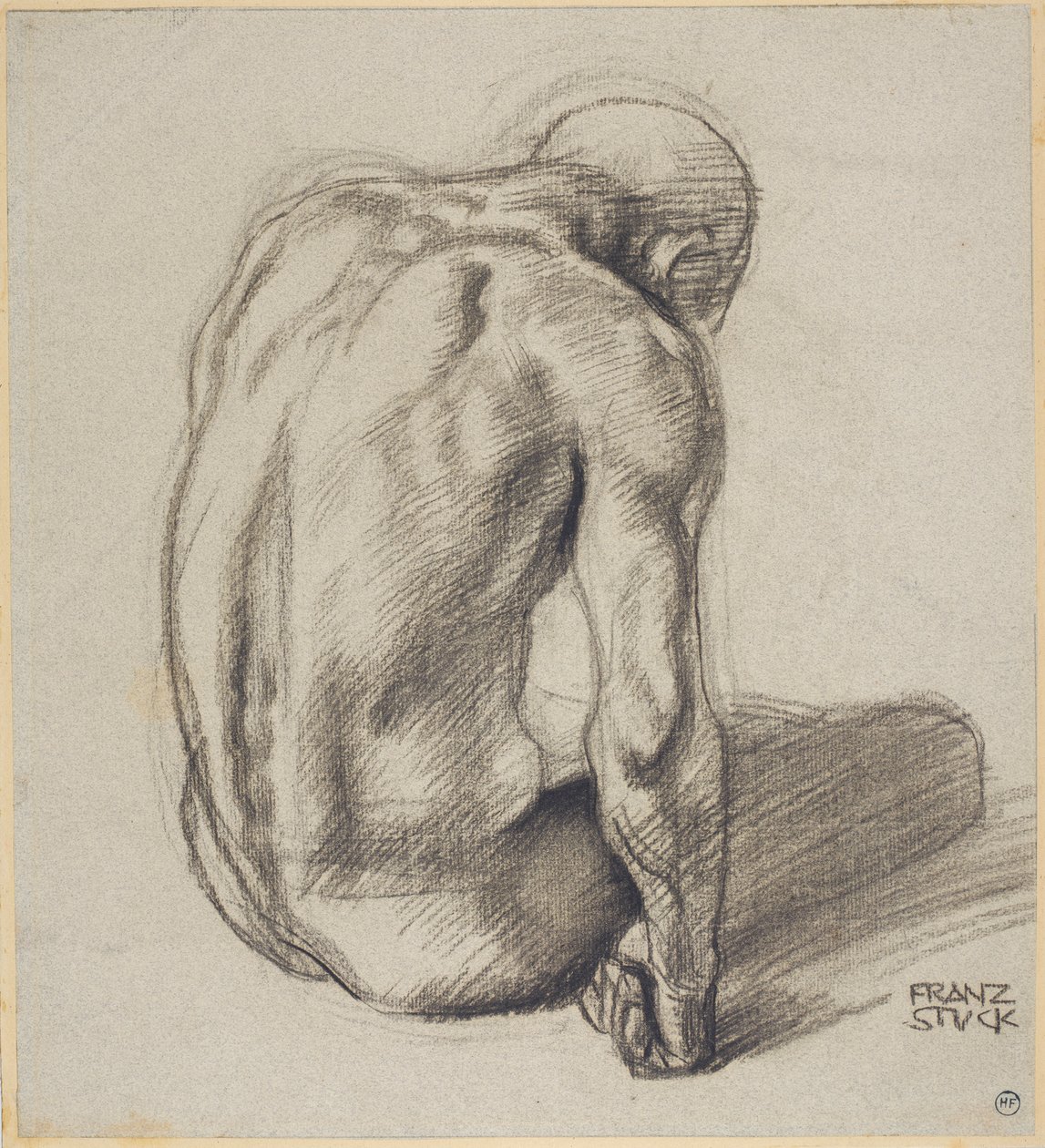 Homme assis - Franz von Stuck
