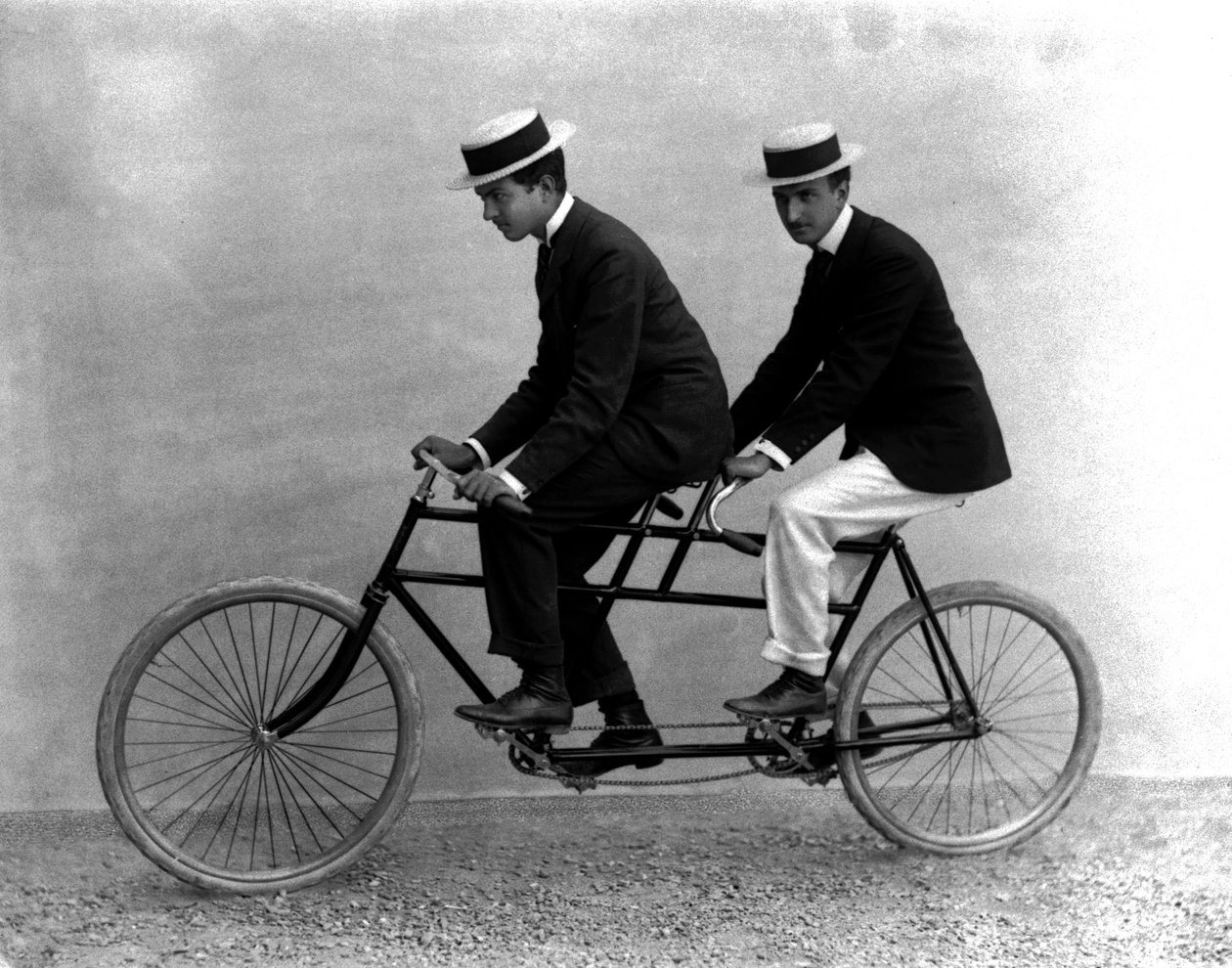 Deux hommes sur un tandem, Florence, 1895 - Fratelli Alinari Fratelli Alinari