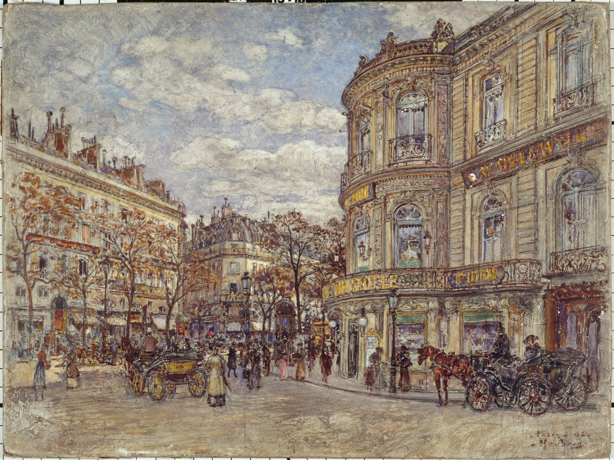 French: Le Pavillon de Hanovre, rue Louis-le-Grand - Frederic Anatole Houbron