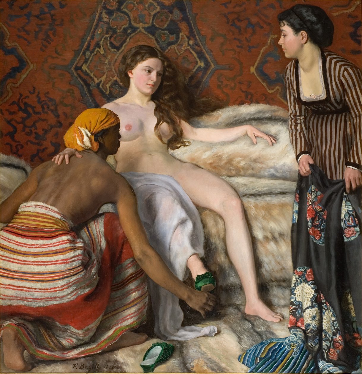 The Toilet - Frédéric Bazille