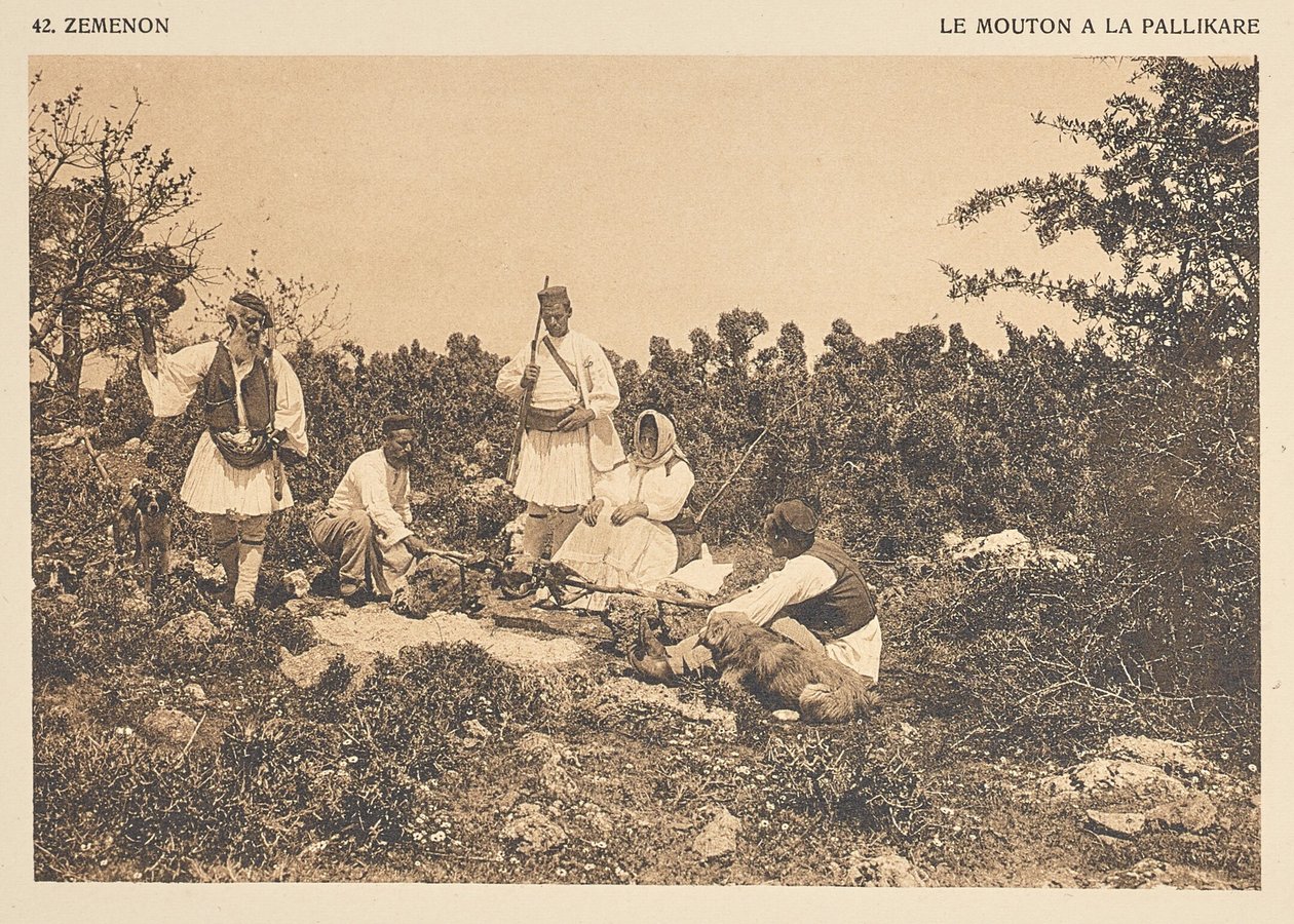 Zéménon. Le mouton à la Pallikare - Frédéric Boissonnas