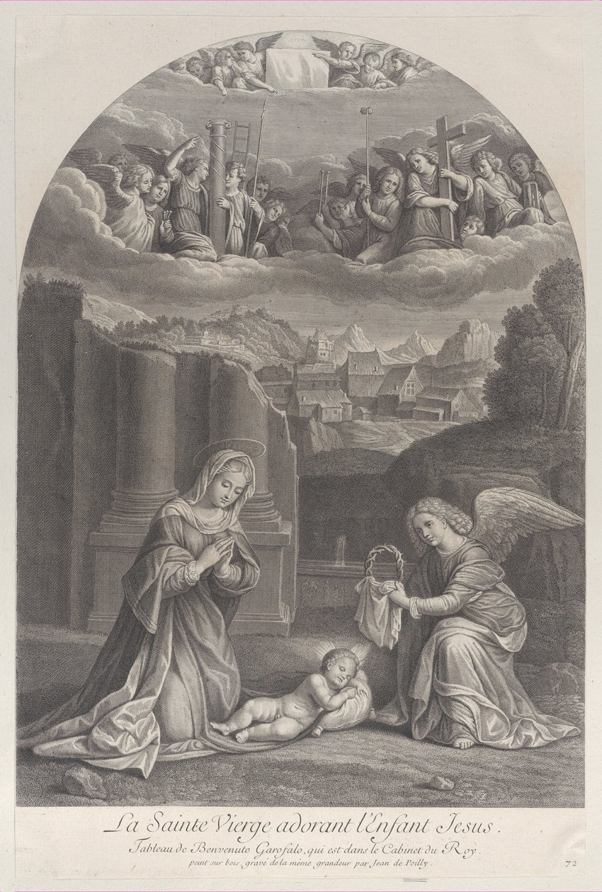 La Vierge Marie adorant l