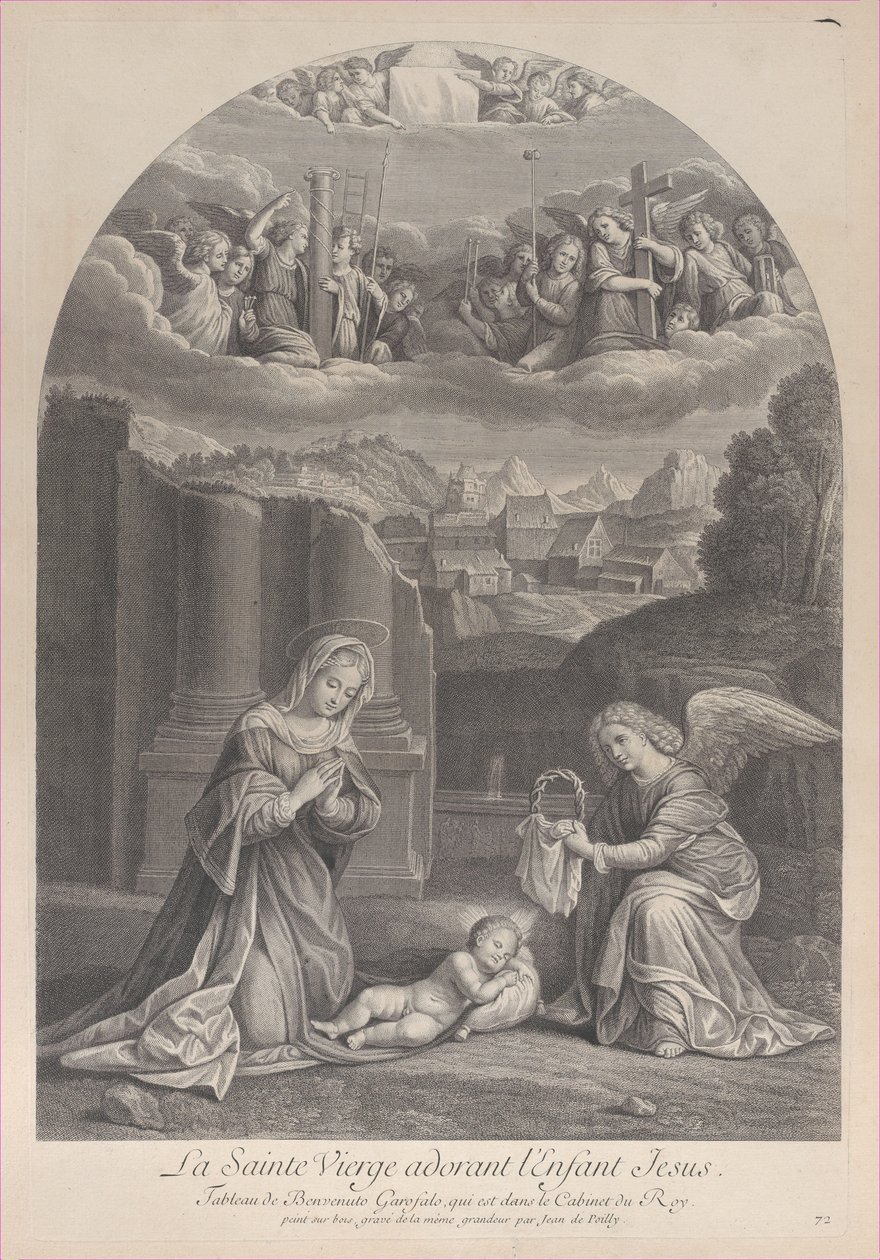 La Vierge Marie adorant l