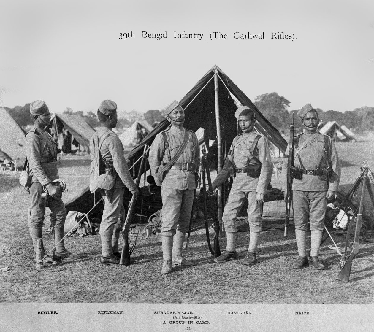 39e Infanterie du Bengale (Rifles de Garhwal) - Fred Bremner