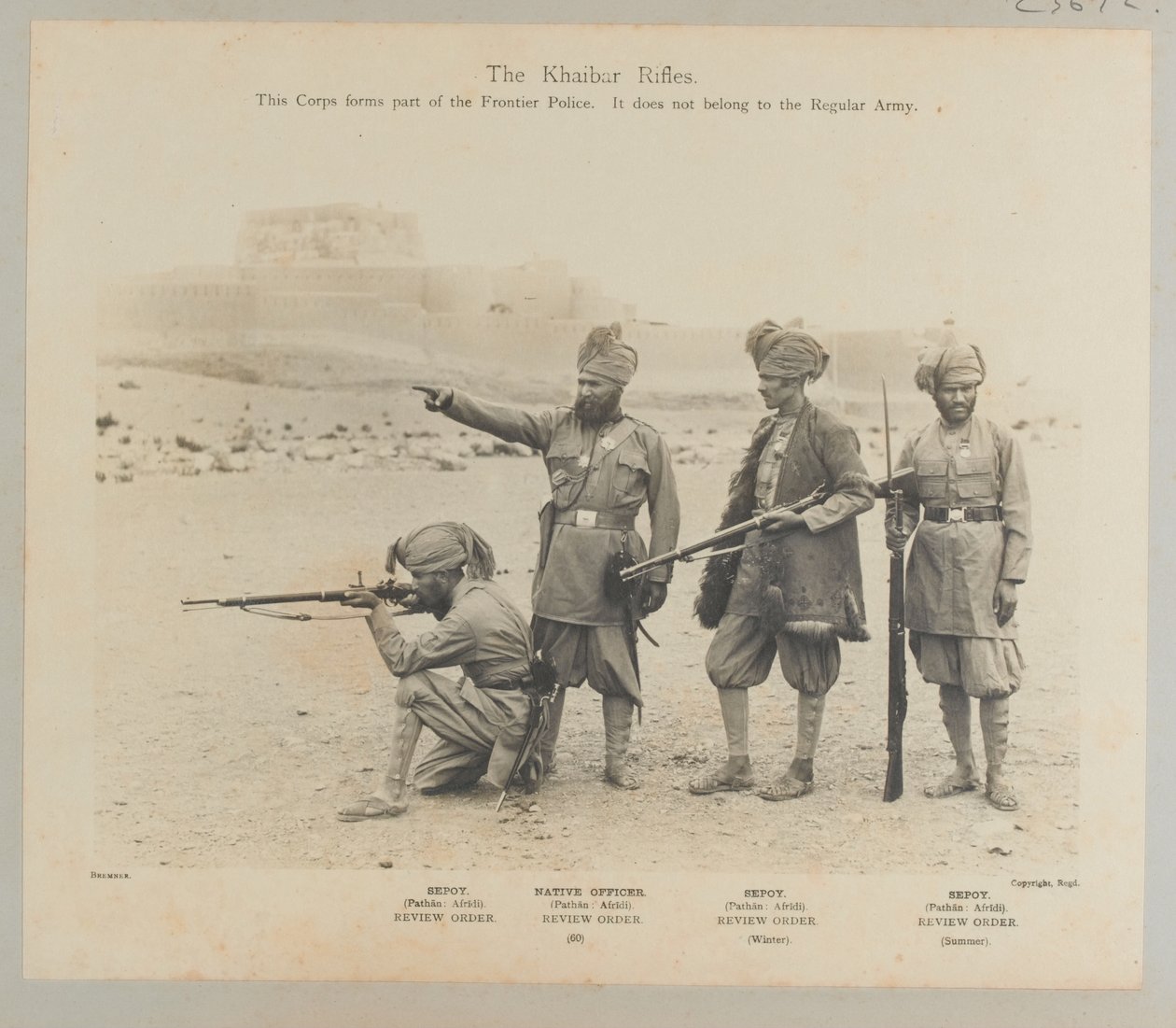 Les Khyber Rifles, vers 1900 - Fred Bremner